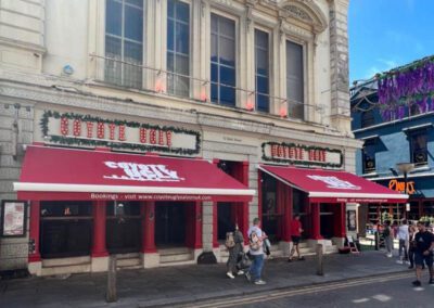 Tiger Awnings at Coyote Ugly, Liverpool
