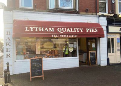Lytham Quality Pies Dutch Awning