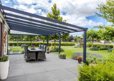 Veranda With Glass Roof