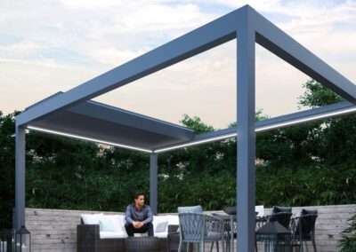 Pinela Deluxe Pergola With Sliding Roof