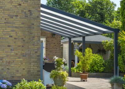 Veranda with Polycarbonate Roof