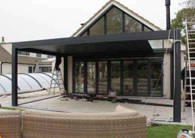 Pinela Deluxe Pergola Fitted in Oxford - Work In Progress