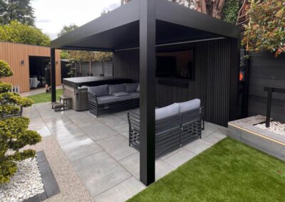 Retractable Louvred Pergola