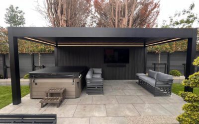 Outdoor Lounge Garden Pergola, Hale Barns