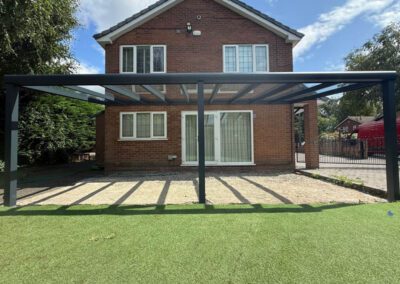 Garden Veranda with Glass Roof