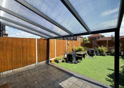 Garden Veranda with Polycarbonate Roof