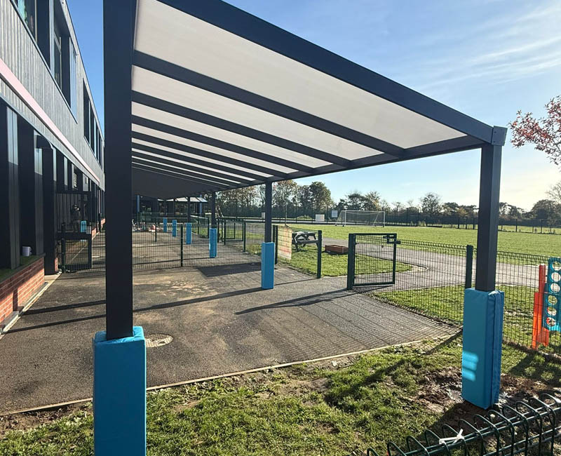Commercial Canopy at The Bridge Easton School in Norwich