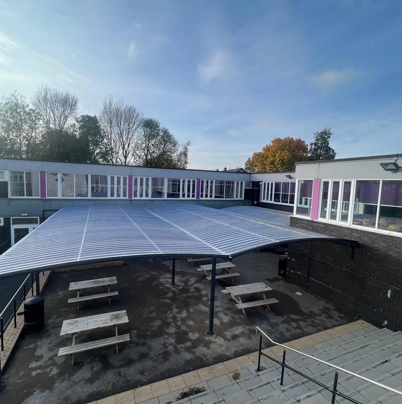 Atherton High School Canopy After