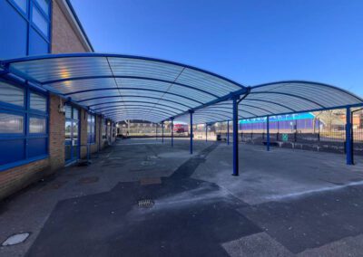 Carr Hill High School Double Curved Canopy