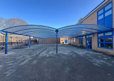 Carr Hill High School Double Arched Canopy