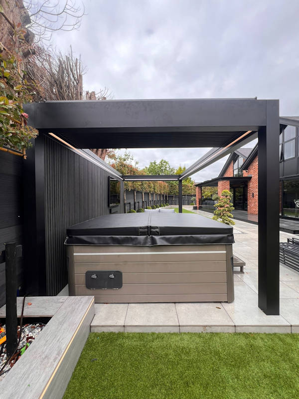 Hale Barns With Bioclimatic Pergola installed